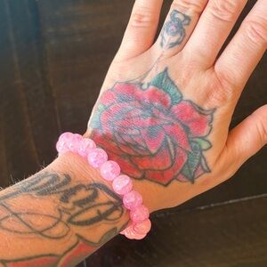 Chic Pink Crystal Bracelet